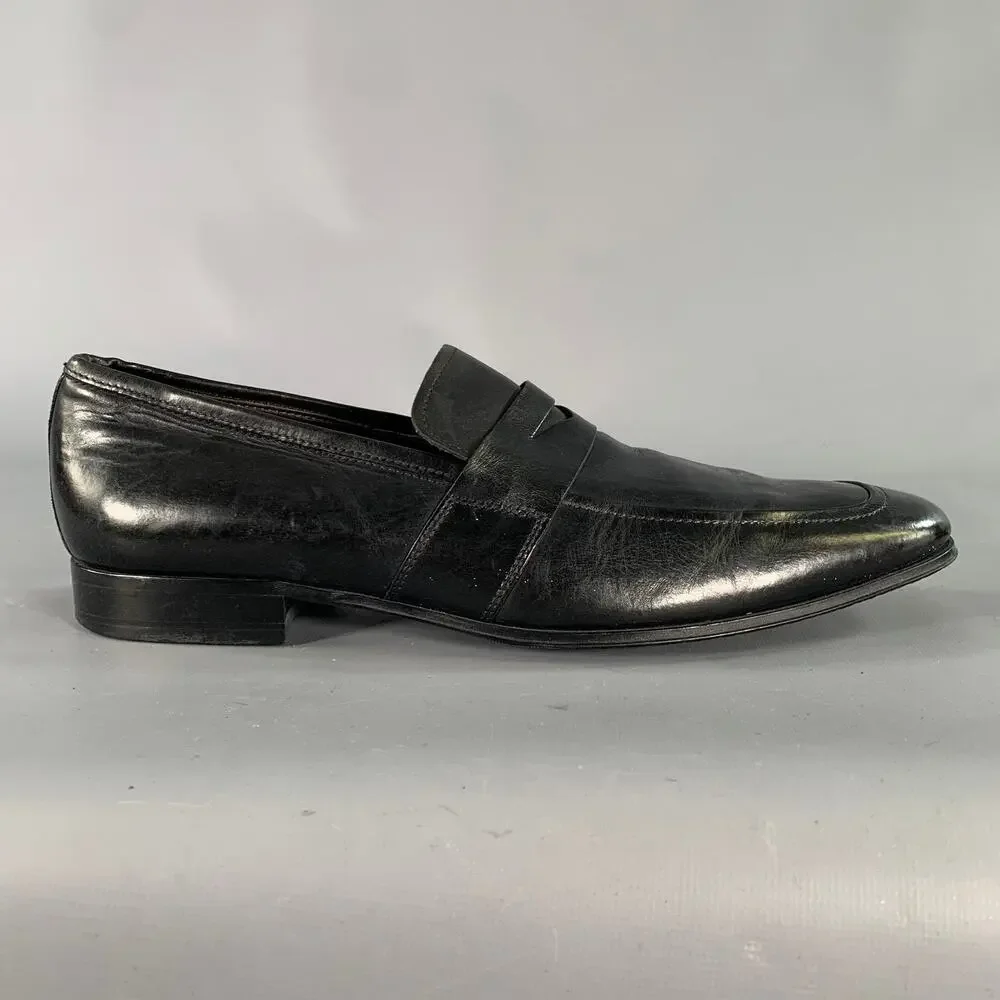 TO BOOT NY Size 9 Black Leather Loafer Loafers